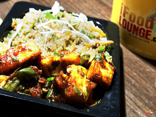 Fried Rice Chilly Paneer